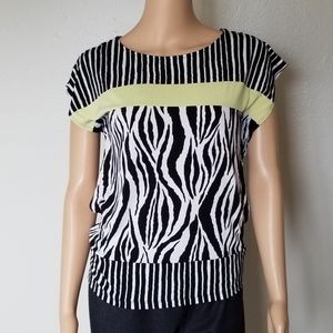 Patterned Top by Chico's-Size 0